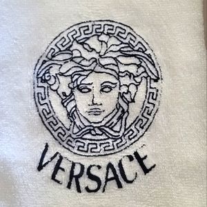 Embroidered Medusa Hand Towel